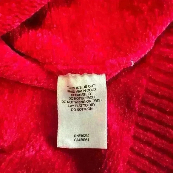 Alfred Dunner Sweater Women's Long Sleeve Knit Pullover Mock Neck Red Size L - Picture 5 of 13